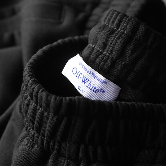 Off-White striped wave print Black Pants - Picture 7 of 8